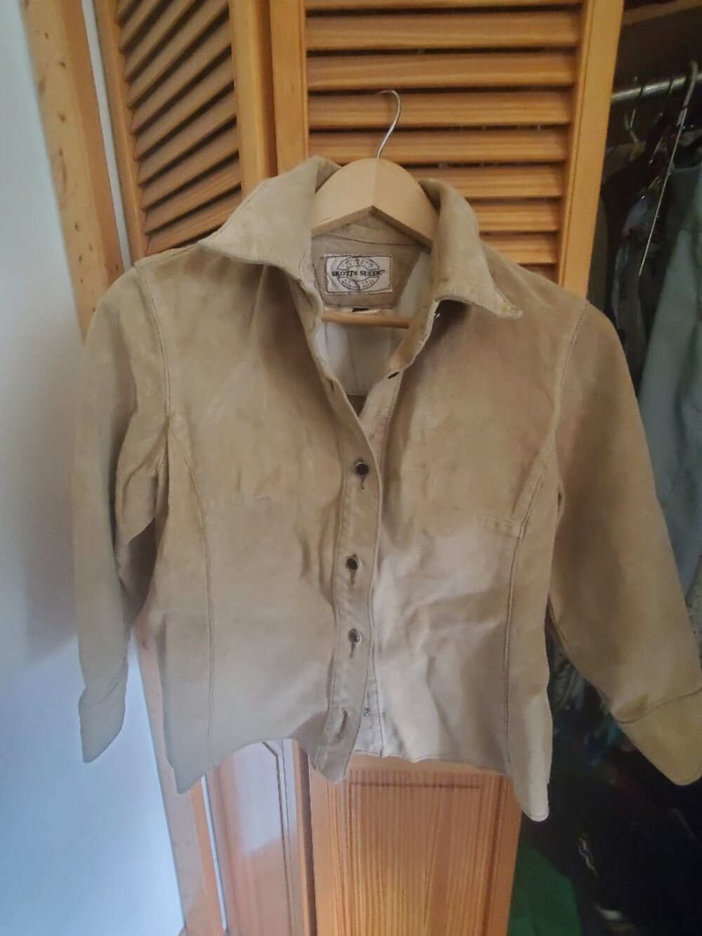Suede shirt